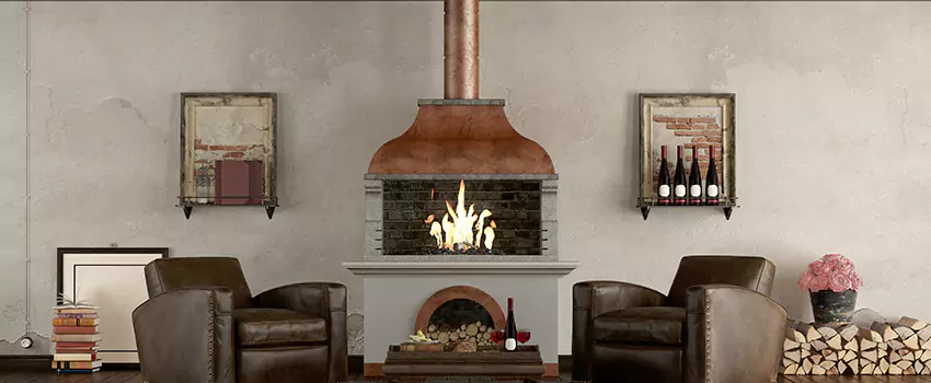 Thelin Hearth Products Providence Pellet Insert Fireplace Installation in Evanston, IL